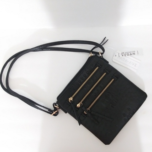 PARK AVE COLLECTION VEGAN CROSSBODY SHOULDER BAG - Picture 4 of 5